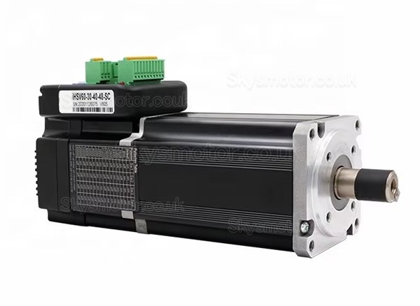 Nema 23 Integrated AC Servo Motor JMC iHSV60-30-40-48-SC 400W 48V 1.27N.m 3 Phase 3000RPM with Brake